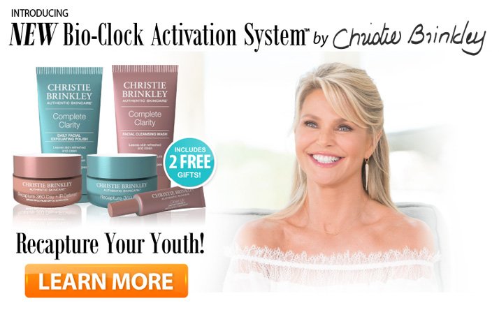 Christie Brinkley Skincare Bio Clock Anti Aging System